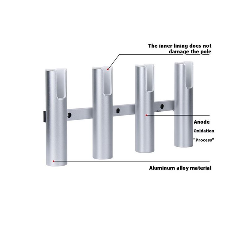 L71A Wall-Mounted Fishing Rod  - Fishing Kayak Cart ulasan dan harga